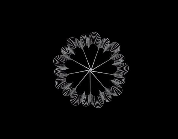 Creation of Love Flower: Step 4